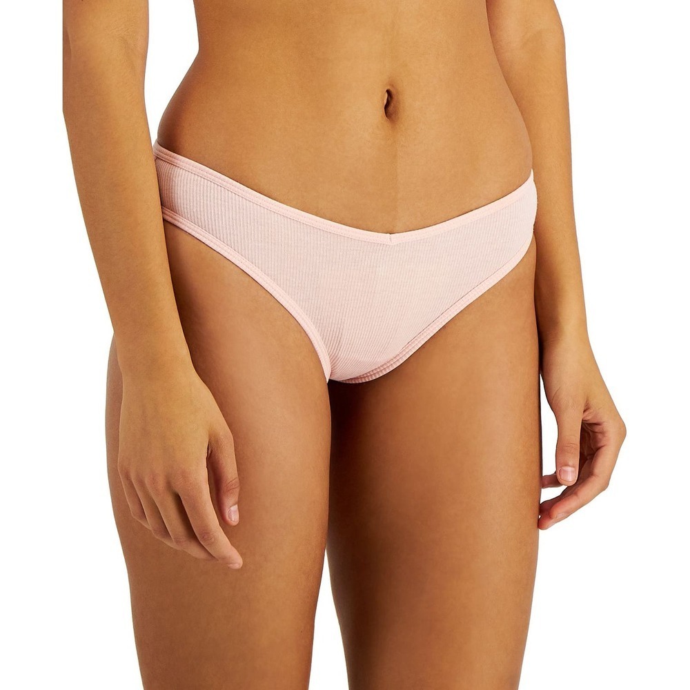 Jenni Women's Ribbed Thong Panty Sleep Peach Intimates NWT Medium